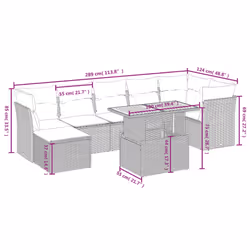 VidaXL 3275485 ensemble de meubles de jardin - Vue supplémentaire 4