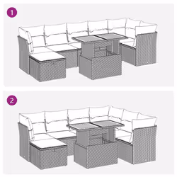 VidaXL 3275488 ensemble de meubles de jardin - Vue supplémentaire 7