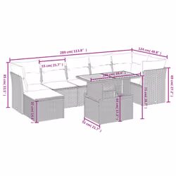 VidaXL 3275492 ensemble de meubles de jardin - Vue supplémentaire 4