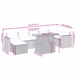 VidaXL 3275597 ensemble de meubles de jardin