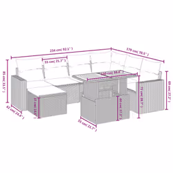 VidaXL 3275606 ensemble de meubles de jardin - Vue supplémentaire 4