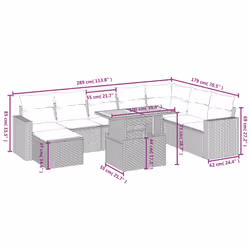 VidaXL 3275627 ensemble de meubles de jardin - Vue supplémentaire 4