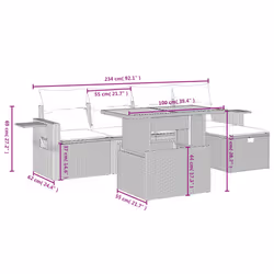 VidaXL 3275694 ensemble de meubles de jardin