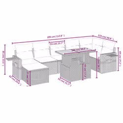 VidaXL 3275715 ensemble de meubles de jardin