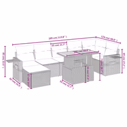 VidaXL 3275716 ensemble de meubles de jardin - Vue supplémentaire 4