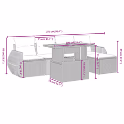 VidaXL 3275810 ensemble de meubles de jardin - Vue supplémentaire 4