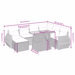 VidaXL 3275831 ensemble de meubles de jardin - Vue supplémentaire 4