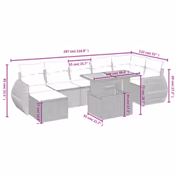 VidaXL 3275832 ensemble de meubles de jardin - Vue supplémentaire 4