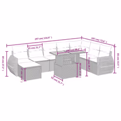 VidaXL 3275848 ensemble de meubles de jardin - Vue supplémentaire 4