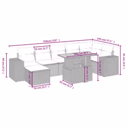 VidaXL 3275932 ensemble de meubles de jardin - Vue supplémentaire 4