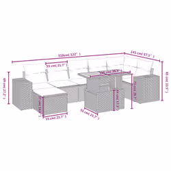 VidaXL 3275940 ensemble de meubles de jardin - Vue supplémentaire 4