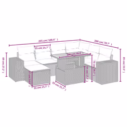 VidaXL 3275943 ensemble de meubles de jardin - Vue supplémentaire 4