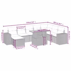 VidaXL 3275965 ensemble de meubles de jardin - Vue supplémentaire 4