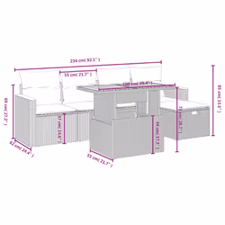 VidaXL 3276030 ensemble de meubles de jardin