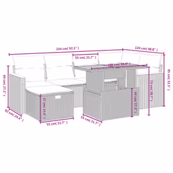 VidaXL 3276040 ensemble de meubles de jardin - Vue supplémentaire 4