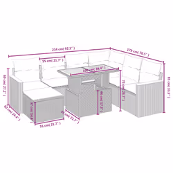 VidaXL 3276056 ensemble de meubles de jardin - Vue supplémentaire 4