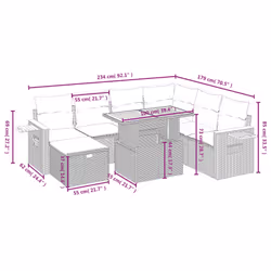 VidaXL 3276156 ensemble de meubles de jardin - Vue supplémentaire 4
