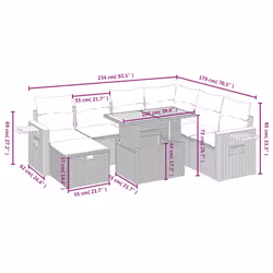 VidaXL 3276157 ensemble de meubles de jardin