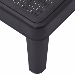 VidaXL 4008100 chaise d'extérieur Linge Siège rembourré Polypropylène (PP) Noir - Vue supplémentaire 8