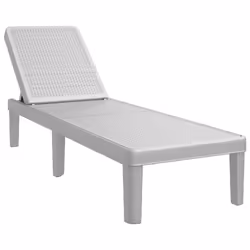 VidaXL 4008101, Linge, Siège rembourré, Polypropylène (PP), Gris, 160 kg, 1555 mm