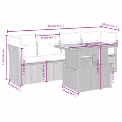 VidaXL 3270666 ensemble de meubles de jardin