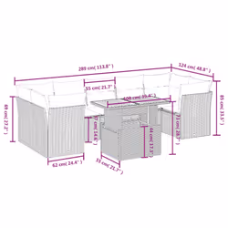 VidaXL 3270699 ensemble de meubles de jardin