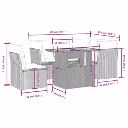 VidaXL 3270832 ensemble de meubles de jardin