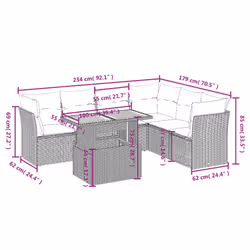 VidaXL 3270850 ensemble de meubles de jardin
