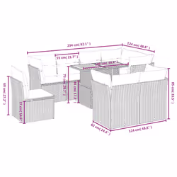 VidaXL 3270934 ensemble de meubles de jardin