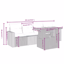 VidaXL 3271193 ensemble de meubles de jardin