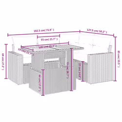 VidaXL 3271293 ensemble de meubles de jardin