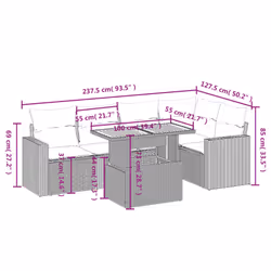 VidaXL 3271310 ensemble de meubles de jardin