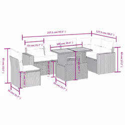 VidaXL 3271333 ensemble de meubles de jardin