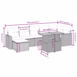 VidaXL 3271419 ensemble de meubles de jardin