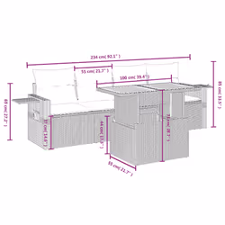 VidaXL 3271632 ensemble de meubles de jardin