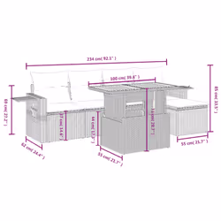 VidaXL 3271727 ensemble de meubles de jardin