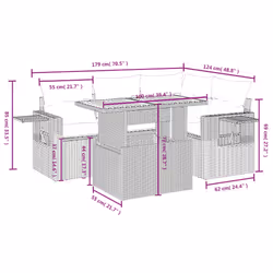 VidaXL 3271734 ensemble de meubles de jardin