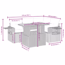 VidaXL 3271737 ensemble de meubles de jardin