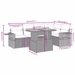 VidaXL 3271744 ensemble de meubles de jardin