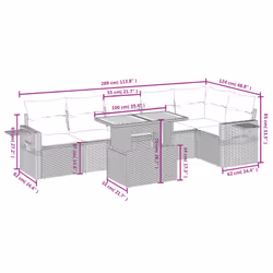 VidaXL 3271776 ensemble de meubles de jardin