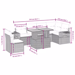 VidaXL 3271779 ensemble de meubles de jardin