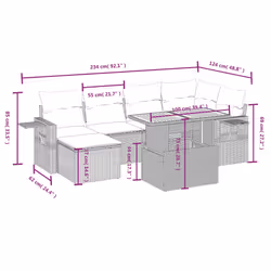 VidaXL 3271857 ensemble de meubles de jardin