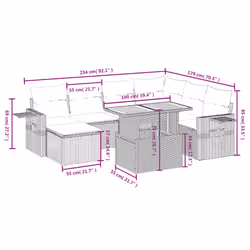 VidaXL 3271864 ensemble de meubles de jardin