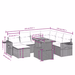 VidaXL 3271867 ensemble de meubles de jardin