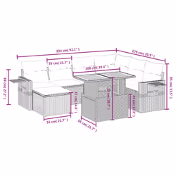 VidaXL 3271870 ensemble de meubles de jardin