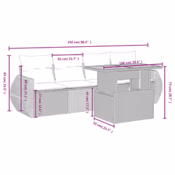 VidaXL 3272074 ensemble de meubles de jardin