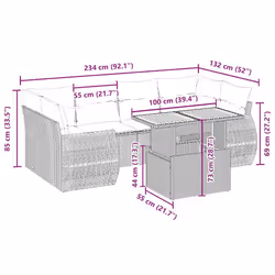 VidaXL 3272094 ensemble de meubles de jardin