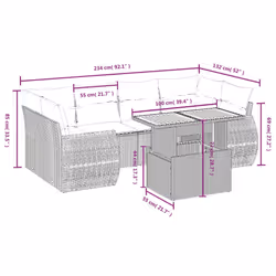 VidaXL 3272095 ensemble de meubles de jardin
