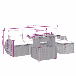 VidaXL 3272168 ensemble de meubles de jardin