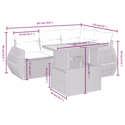 VidaXL 3272180 ensemble de meubles de jardin
